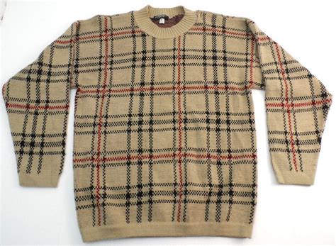 burberry plaid sweater